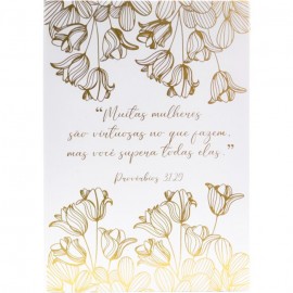 A B�blia da Mulher Luxo Grande - Nova Edi��o Branca a Caixa