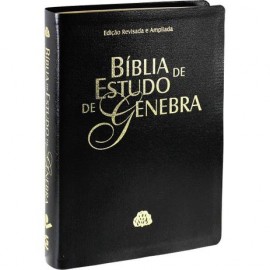 Biblia De Estudo Genebra Preto luxo