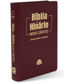 Bblia e Hinrio Pequena RA 047 LM - Capa luxo Vinho