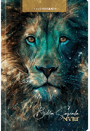 B�blia NVI � Letra Gigante � capa Le�o Estrela