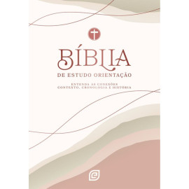 B�blia De Estudo Orienta��o -   Rose Olive Nvi 2001 Com Indice