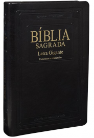 B�blia Sagrada Letra Gigante luxo preto