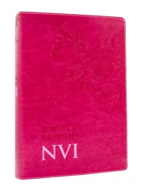 Bíblia de Estudo NVI  Luxo Pink