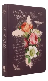 B�blia Reina Valera 1960 Capa Dura Rosas