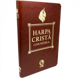 Harpa Crist Com Msica GDE Marrom