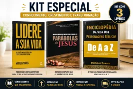 Kit Personagens de A a Z - Manual B�blico das Par�bolas + Lidere Sua Vida - 3 Livros