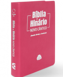 B�blia e Hin�rio RA Pequena 045 LM - Capa Macia Pink