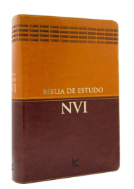 BIBLIA DE ESTUDO NVI MARROM E
CARAMELO 2022