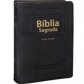 B�blia luxo Letra Grande preto SBB