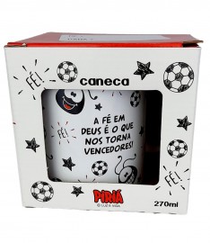 Caneca 320ml Cer�mica fe smilinguido Piria