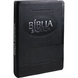 B�blia ARA Letra Gigante luxo com �ndice Preta