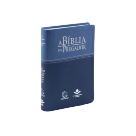A Bíblia do Pregador RC Azul Claro e Escuro