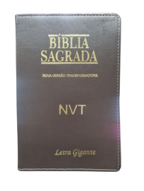Biblia Nvt Letra Gigante Luxo Com Dicionario e Concordancia e Indice