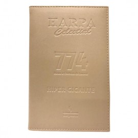 Harpa Luxo Grande Letra Hiper Gigante Bege 774 Hinos