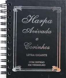 Hin�rio espiral Letra Hipergigante � Mod 12  preto