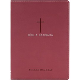 B�blia NAA Ultra Slim Luxo Rosa