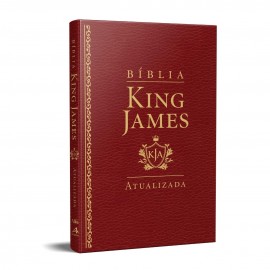 Biblia King James Slim RA Vermelho Luxo