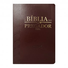 Bblia Do Pregador Fiel Pu Nobre Luxo Vinho