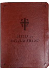 B�blia de Estudo Shedd - Couro Sint�tico Marrom