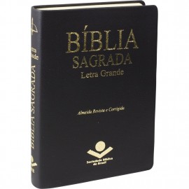 Bblia Sagrada Letra Grande preta Sem ndice