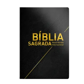 B�blia NVI Gigante Luxo Preta