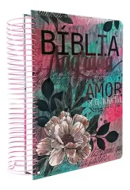 B�blia Anote NVI espiral - Flor Art�stica