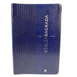 B�blia King James - Ultra fina Slim - Azul