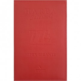 Harpa Grande Luxo Letra Hiper Gigante Com 774 Hinos Vermelho