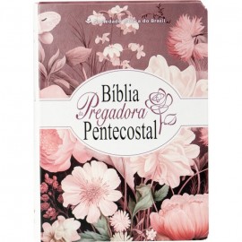 Bblia Da Pregadora Pentecostal Grande Capa Bonde Flores