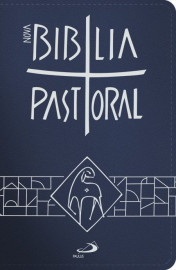 Nova B�blia Pastoral - bolso - Z�per Azul