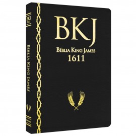 B�blia King James 1611 Ultra fina ampliada Preta