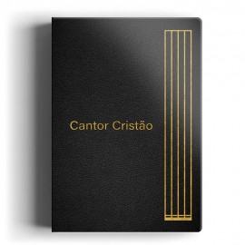 Cantor Cristo Grande Capa Luxo Preto