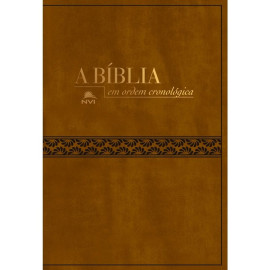 Biblia Em Ordem Cronologica Luxo Marrom