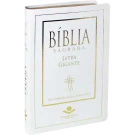 Biblia Letra Gigante Ntlh Luxo Branca Sem Indice