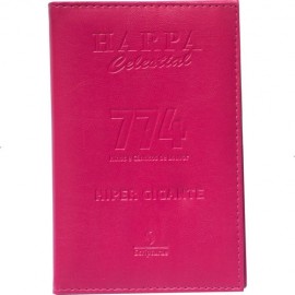 Harpa Luxo Grande Letra Hiper Gigante 774 Hinos Rosa Pink