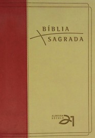 B�blia Almeida S�culo 21 Luxo - vermelha e areia c/ refer�ncias