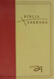 B�blia Almeida S�culo 21 Luxo - vermelha e areia c/ refer�ncias