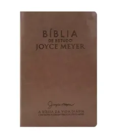 Biblia De Estudo Joyce Meyer Marrom Claro Luxo