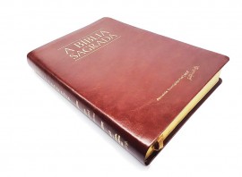 Bíblia ACF Mega Legível com luxo - mogno
