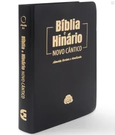 B�blia e Hin�rio Pequena RA 047 LM - Capa luxo Preta