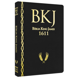 B�blia King James 1611 Ultra fina ampliada Preta