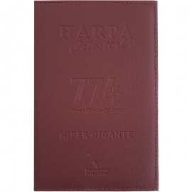 Harpa Grande Luxo Letra Hiper Gigante Com 774 Hino Cor Vinho