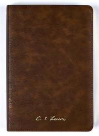 B�blia C. S. Lewis NVI, Capa Luxo Marrom, Leitura Perfeita