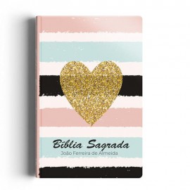 B�blia RC grande Cor semi luxo Listrada cora��o