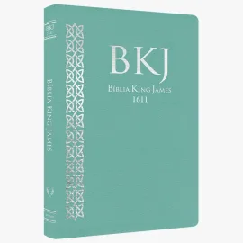 Biblia King James Ultra Fina Slim Azul Thifany 1611 Bkj
