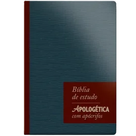 B�blia Apolog�tica Com Ap�crifos Neutra semi luxo