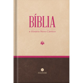B�blia e Hin�rio Novo C�ntico ARA Capa Dura Rosa
