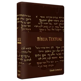  B�blia De Estudo BTX Textual Marrom Luxo