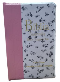 Biblia Hiper Plus Zper Bicolor Com Harpa Lateral Pintada KCP