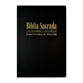 Bblia Com Dicionrio E Concordncia Letra gigante Preto